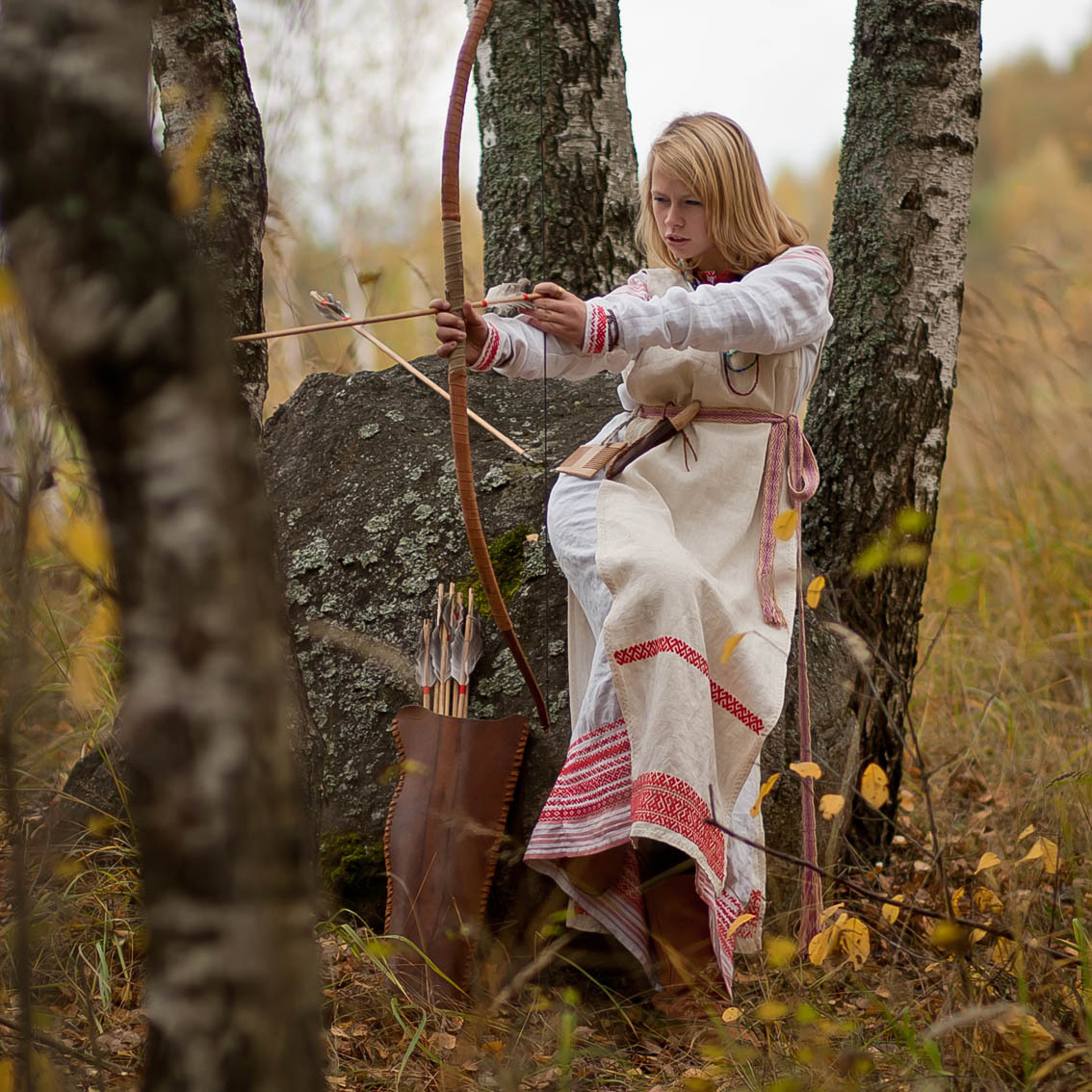 Sexy photo Girls in Slavic costumes in Multan